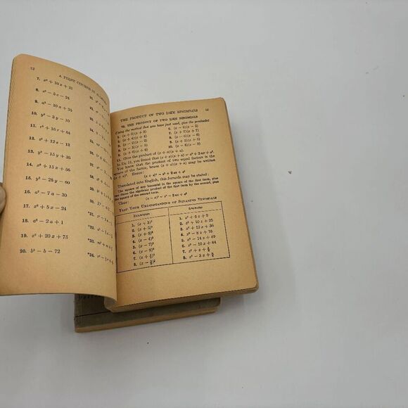 World War 2 Self Taught Algebra Course Books War Department Complete Course - Picture 5 of 8